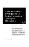 Introduction to Fire Suppression Systems Inspection, Testing and Maintenance