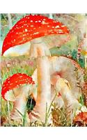 Journaling Notebook (Mushrooms Version 2, 8.5" x 11" Edition)