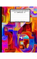 Unruled Composition Notebook 8" x 10". 120 Pages. Source of Numbers.