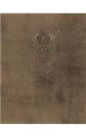 Monogram "B" Grid Sketchbook: (2 Monogram Buffalo 150 Grid-Sketch)
