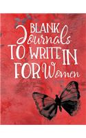 Blank Journals To Write In For Women: Blank Doodle Draw Sketch Books