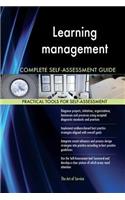 Learning management Complete Self-Assessment Guide
