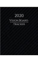 2020 Vision Board Tracker: 1/2 Blank,1/2 Lined Pages for scripting, mantras, quotes & positive affirmations Law of Attraction Goal Planner Organizer / Dream Board Vision Board