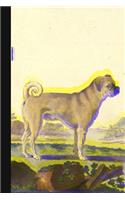 Retro Vintage Dog Notebook