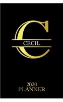 Cecil: 2020 Planner - Personalised Name Organizer - Plan Days, Set Goals & Get Stuff Done (6x9, 175 Pages)