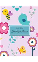 2020 - 2022 Flowers Three Year Planner