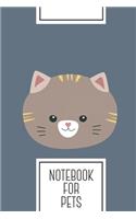Notebook for Pets
