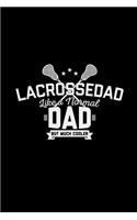 Lacrosse dad: 6x9 Lacrosse - grid - squared paper - notebook - notes