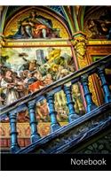 Notebook: Galería, Arte, Mural, Barroco Cuaderno / Diario / Libro de escritura / Notas - 6 x 9 pulgadas (15.24 x 22.86 cm), 150 páginas, superficie brillante.
