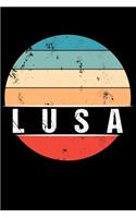 Lusa: 100 Pages 6 'x 9' -Dot Graph Paper Journal Manuscript - Planner - Scratchbook - Diary