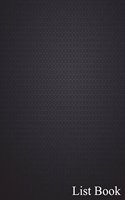 List Book: 1/4 Inch Dot Graph Ruled, Memo Book, 5x8, 108 Pages