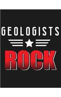 Geologists Rock: Geologist Job & Student Appreciation Blank Line Notebook (8.5 X 11 - 110 Blank Pages)