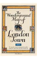 Gill's Wonderground Map of London Town, 1914