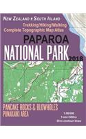 Paparoa National Park Trekking/Hiking/Walking Topographic Map Atlas Pancake Rocks & Blowholes Punakaiki Area New Zealand South Island 1