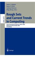 Rough Sets and Current Trends in Computing