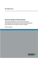 Research Design and Dissertation