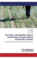 Farmers' perception about usefulness of agriculture extension system