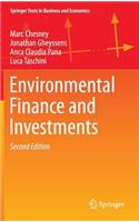 Environmental Finance and Investments