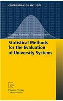 Statistical Methods for the Evaluation of University Systems