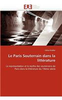 Le Paris Souterrain Dans La Littérature