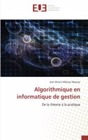 Algorithmique en informatique de gestion