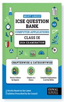 Oswal - Gurukul Computer Applications Most Likely Question Bank for ICSE Class 9 for 2024 Exam - Chapterwise & Categorywise Questions, Latest Syllabus Pattern, Completely Solved MCQs