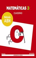 Matematicas 3. Metodo ABN. Cuaderno.