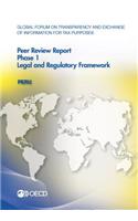 Global Forum on Transparency and Exchange of Information for Tax Purposes Peer Reviews