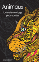 Animaux Livre de coloriage pour adultes