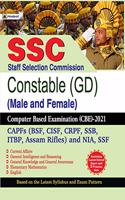 SSC STAFF SELECTION COMMISSION CONSTABLE (GD) (MALE AND FEMALE) COMPUTER BASED EXAMINATION (CBE)