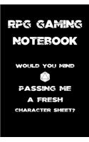 RPG Gaming Notebook