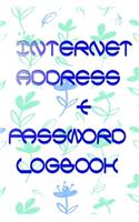 Email Address Password Book: Internet User Password And Address Book 110 Pages Size 6 X 9 Inches Cover Glossy Design Senior - Print # Gift Very Fast Prints.