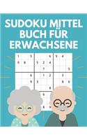 Sudoku Mittel Buch Für Erwachsene: 400 Mittel Großdruck Mittel Sudokus mit Lösungen
