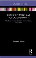 Public Relations as Public Diplomacy: The Royal Bank of Canada’s Monthly Letter, 1943-2003(Global PR Insights)