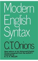 Modern English Syntax