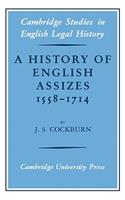 History of English Assizes 1558 1714