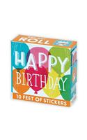 Happy Birthday Sticker Roll