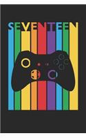 Gaming Notebook for 17 Year Old Boys and Girls - Colorful Gaming Journal - 17th Birthday Gift for Gamer Diary