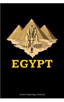 Egypt Ancient Mythology Notebook: Egyptian Pyramids Notebook