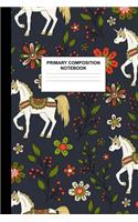 Primary Composition Notebook: Writing Journal for Grades K-2 Handwriting Practice Paper Sheets - Eye-catching Unicorn School Supplies for Girls, Kids and Teens - Preschool, Kinde