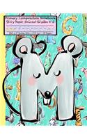 M Primary Composition Notebook Story Paper Journal