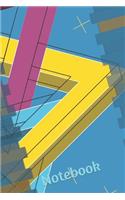 Notebook: Cool Geometric Lined Notebook
