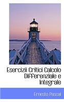 Esercizii Critici Calcolo Differenziale E Integrale