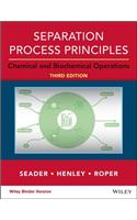 Separation Process Principles