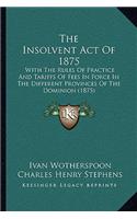 Insolvent Act Of 1875