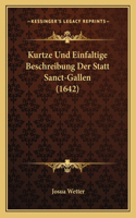 Kurtze Und Einfaltige Beschreibung Der Statt Sanct-Gallen (1642)