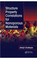 Structure Property Correlations for Nanoporous Materials
