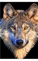 MindBlowing Wolf Journal 1: 150 page lined journal