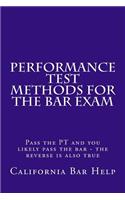 Performance Test Methods For The Bar Exam