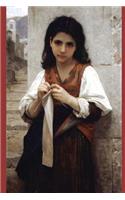 "Knitting Machine" by William-Adolphe Bouguereau - 1879: Journal (Blank / Lined)(Art of Life Journals)